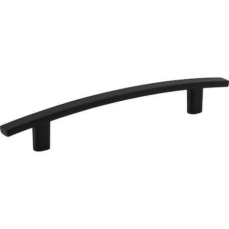 Elements 128 mm Center-to-Center Matte Black Square Thatcher Cabinet Bar Pull 859-128MB